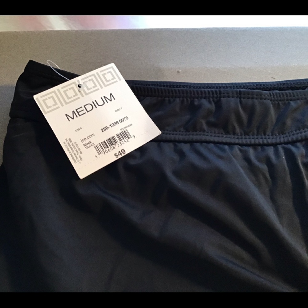 Liz Claiborne Black Swim Skirt